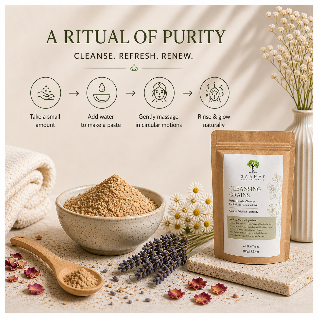 NATURAL CLEANSING GRAINS
